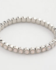 Chico's Shiny Round Stretch Bracelet IRIDESCENCE