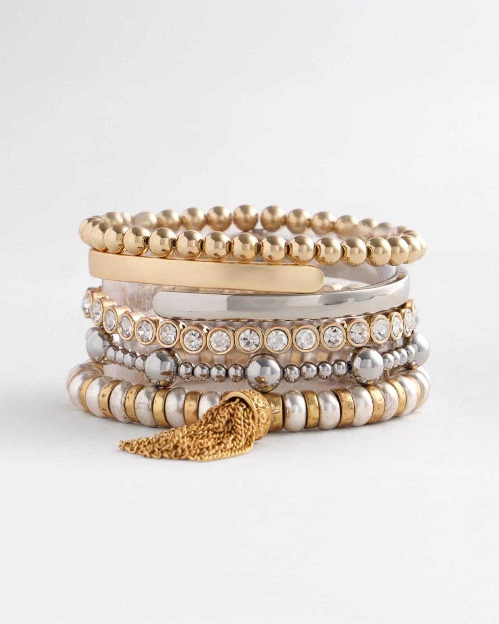 Chico's Mixed Metal Cuff Bracelet MIXED METALS