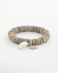 Chico's Agate Stretch Charm Bracelet NEUTRAL