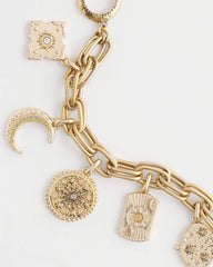 Chico's Gold Celestial Charm Bracelet GOLD