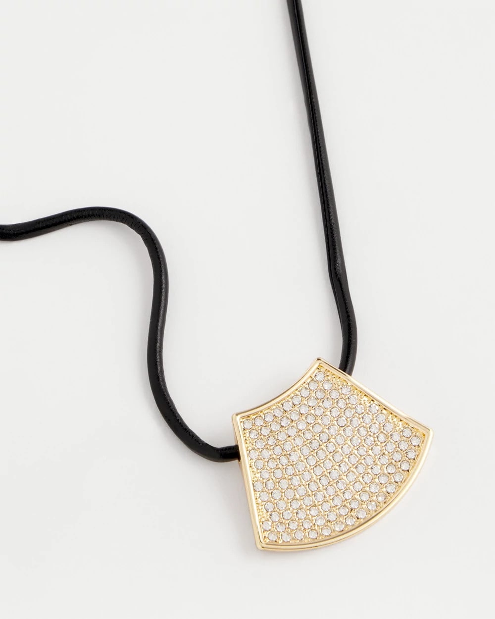 Chico's Gold Glitz Pendant Necklace GOLD