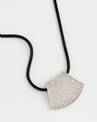 Chico's Silver Glitz Pendant Necklace SILVER
