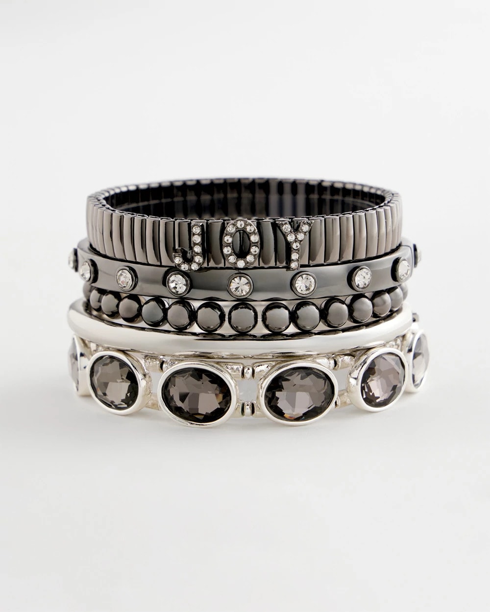 Chico's Joy Watch Band Bracelet HEMATITE