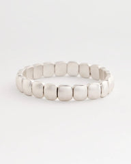 Chico's Silvertone Stretch Bracelet SILVER