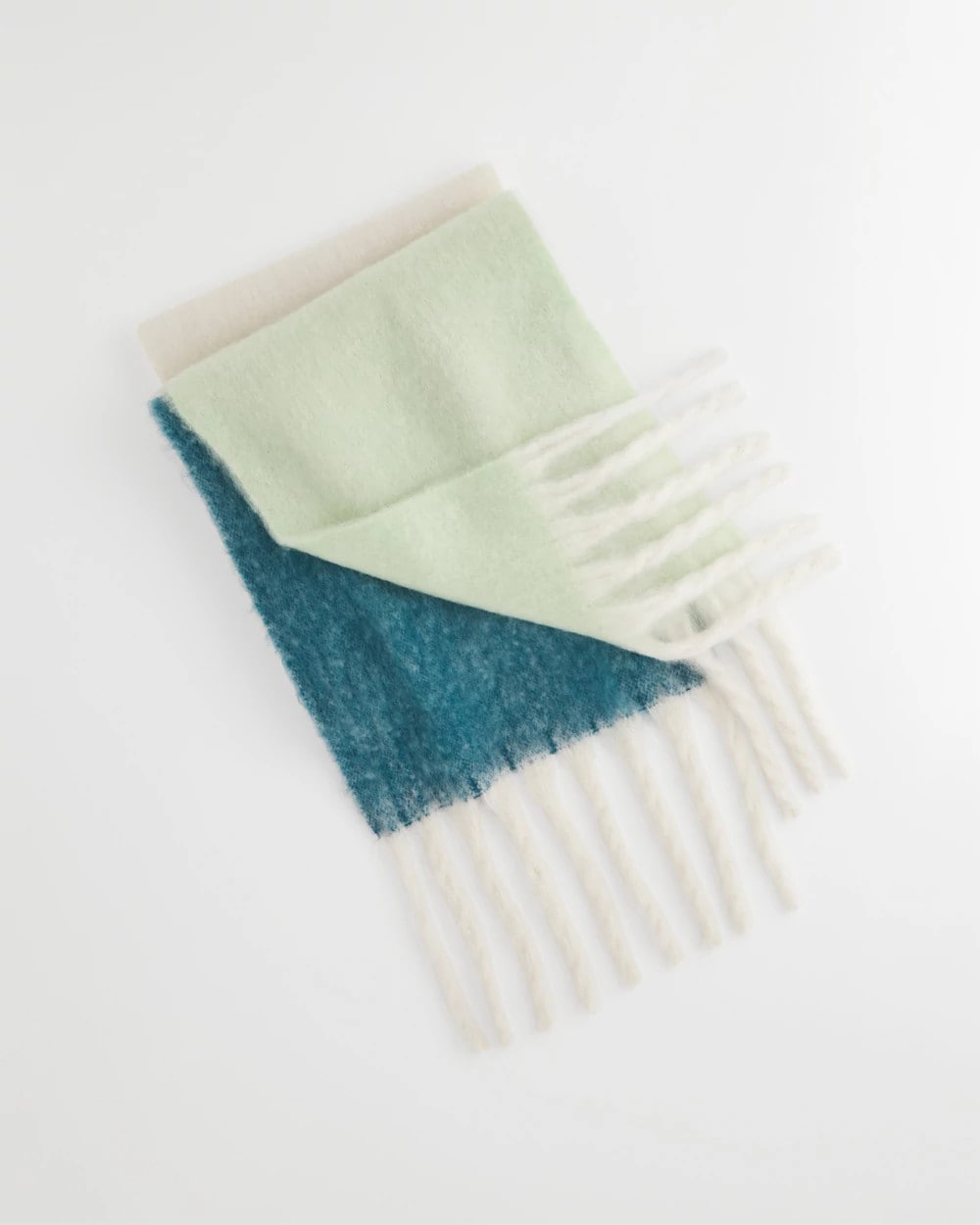 Chico's Cozy Ombre Oblong Scarf COOL MULTI