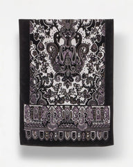 Chico's Velvet Burnout Oblong Scarf BLACK