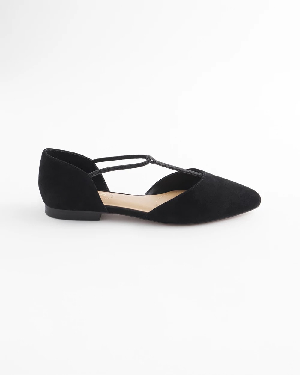 Chico's Glory Pointed Toe Flats BLACK