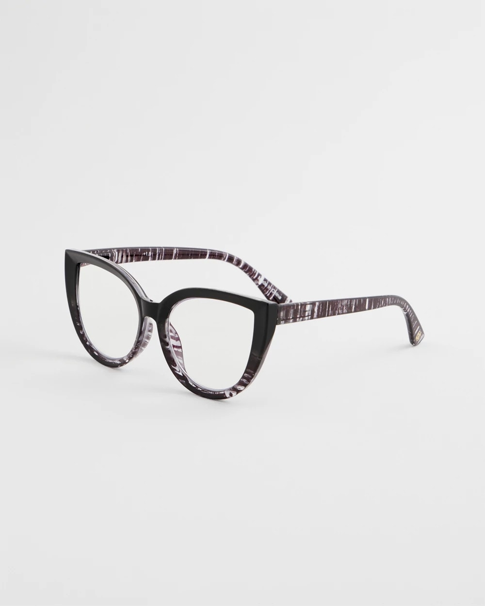 Chico's Black Cat Eye Readers BLACK
