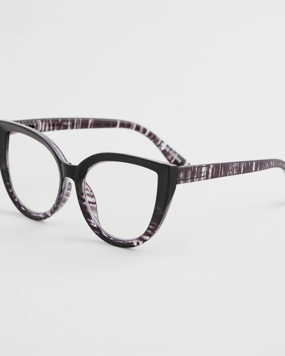 Chico's Black Cat Eye Readers BLACK