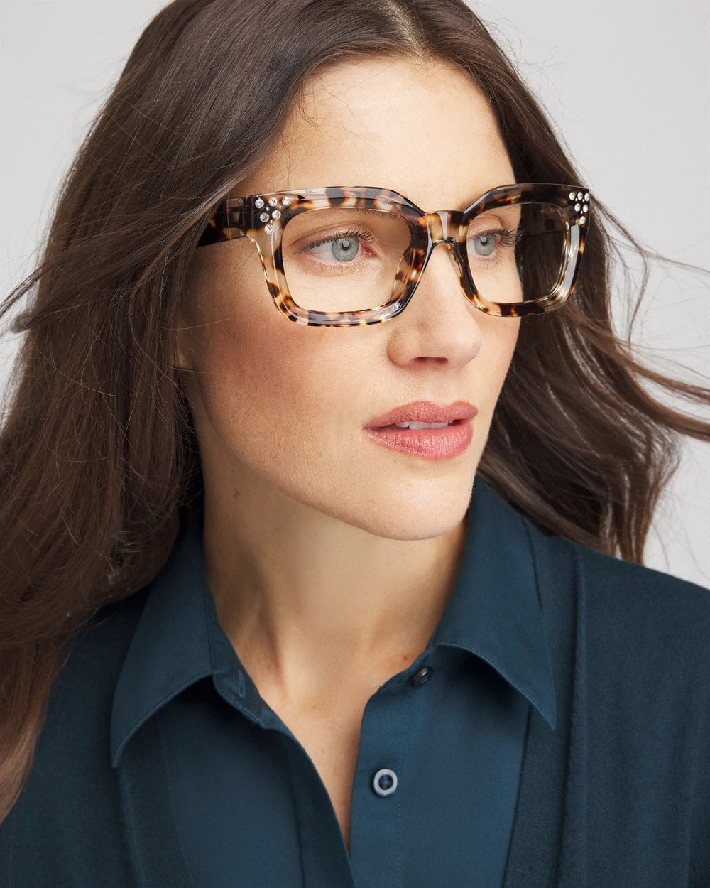 Chico's Embellished Tortoise Readers TORT