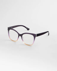 Chico's Cat Eye Colorblock Readers PURPLE