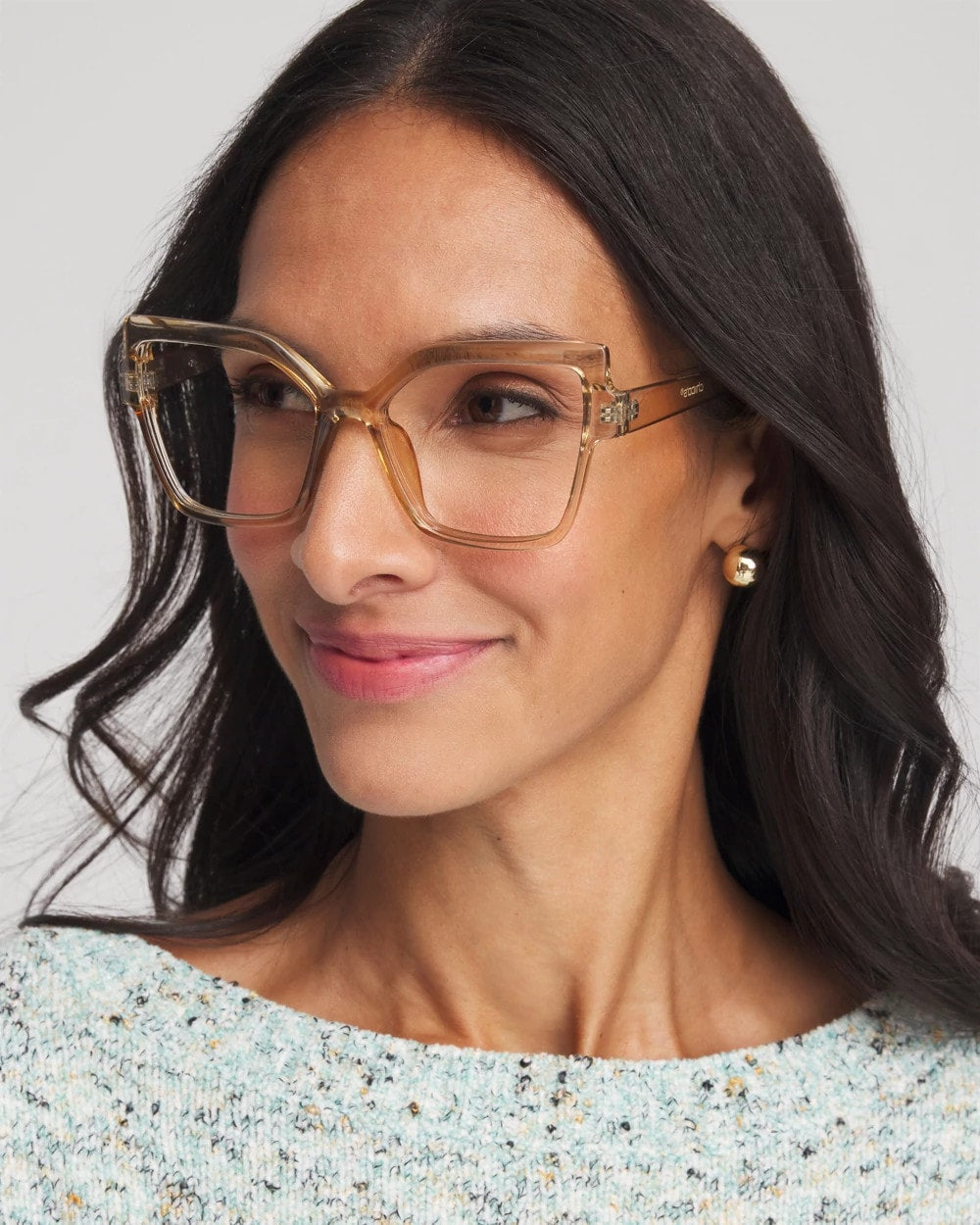 Chico's Square Translucent Readers NEUTRAL