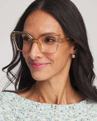Chico's Square Translucent Readers NEUTRAL