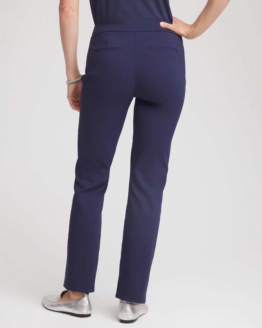 Chico's Petite Brigitte™ Slim Pull-On Pants PASSPORT BLUE