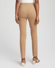 Chico's Petite Juliet Slim Trim Detail Ankle Pants CARAMEL APPLE