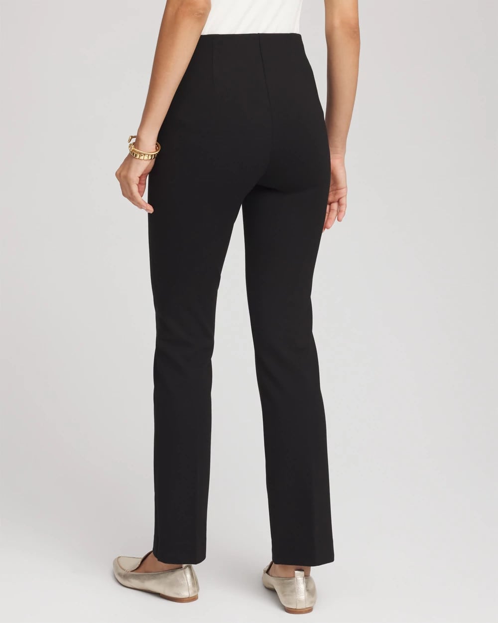 Chico's Petite Juliet Straight Ankle Pants BLACK