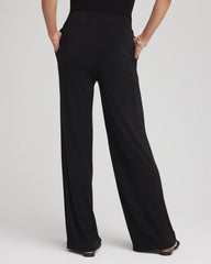 Chico's Petite Travelers™ Wide-Leg Pocket Pants TRAVELERS BLACK