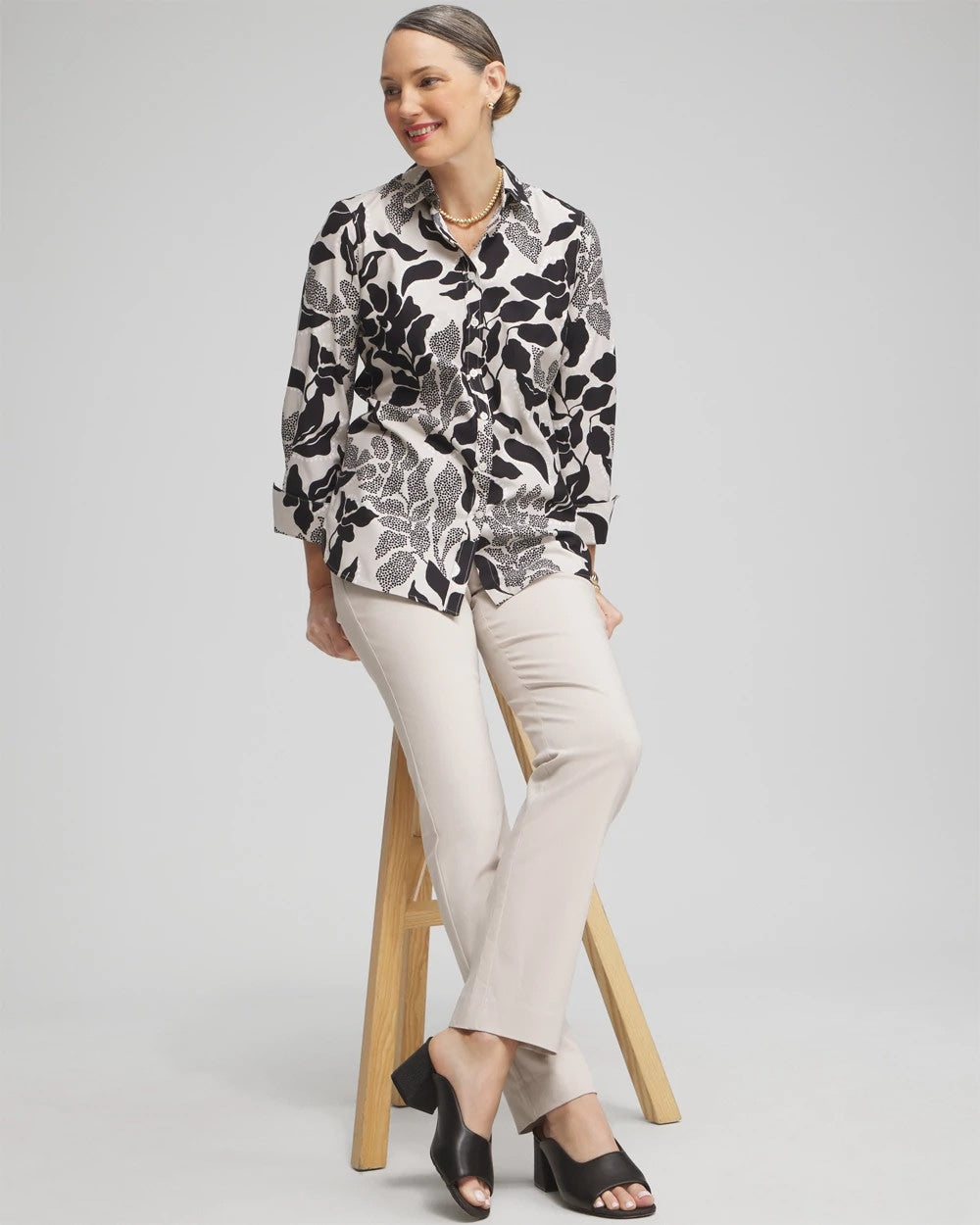 Chico's Petite Brigitte™ Slim Pull-On Pants SMOKEY TAUPE