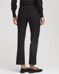 Chico's Petite Juliet Straight Ankle Pants BLACK