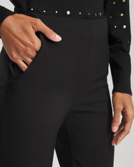 Chico's Petite Juliet Straight Ankle Pants BLACK