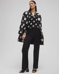 Chico's Brigitte™ Slim Wide-Leg Pants BLACK