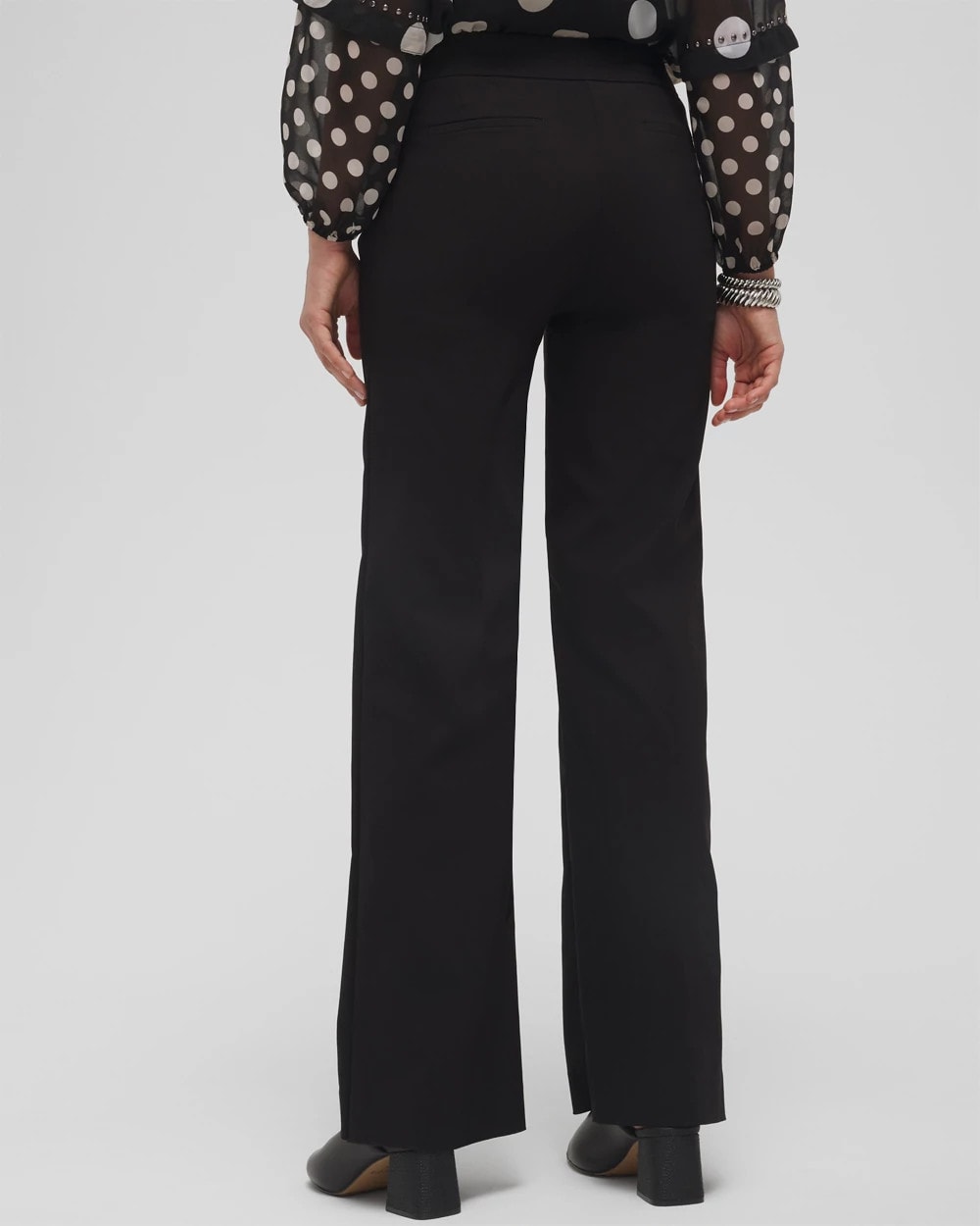 Chico's Brigitte™ Slim Wide-Leg Pants BLACK