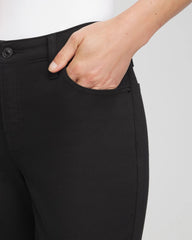 Chico's So Slimming Petite Girlfriend Ankle Jeans BLACK