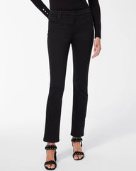 Chico's Petite Girlfriend Slim Jeans BLACK