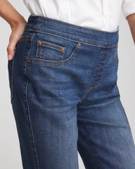 Chico's Petite Pull-On Slim Bootcut Jeggings ESTERO INDIGO