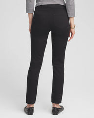 Chico's Denim Pull-On Ankle Jeggings BLACK