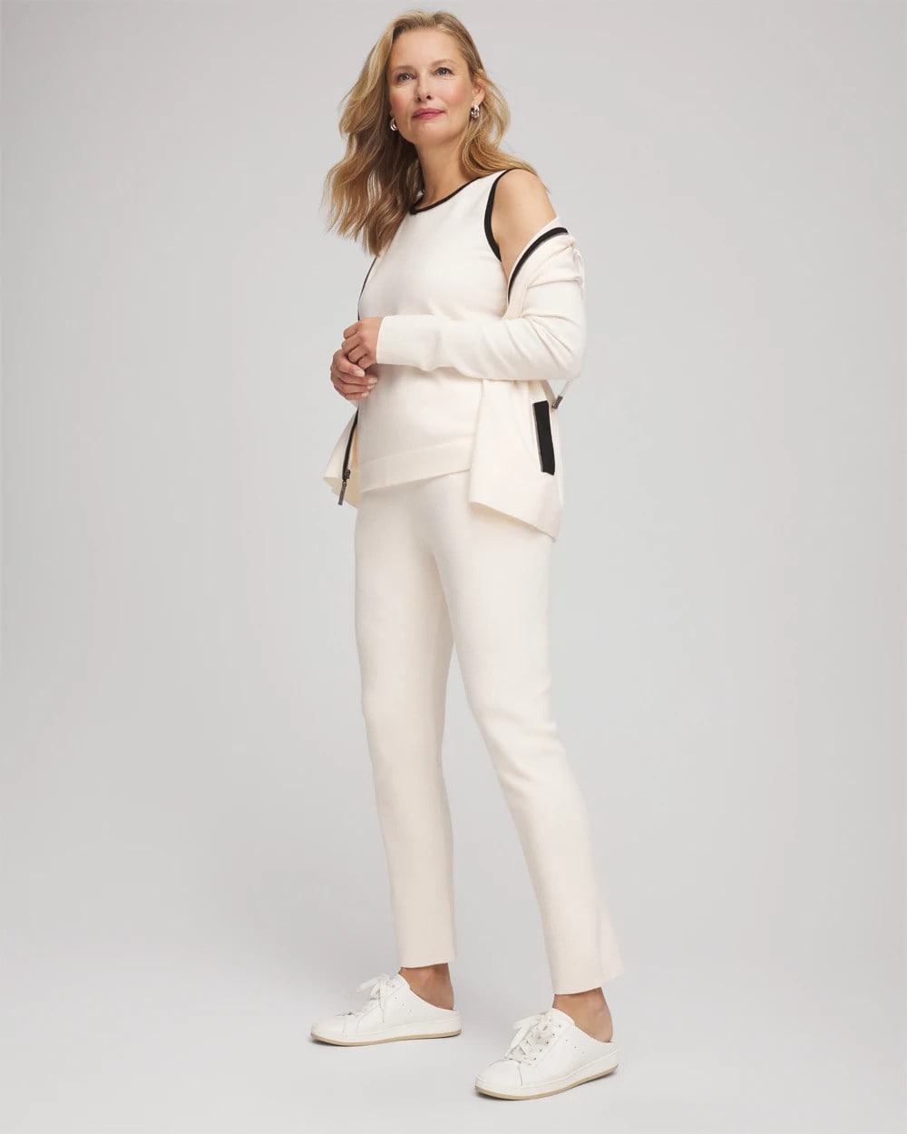 Chico's Zenergy® Luxe Tapered Ankle Pants ENGLISH CREAM