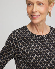 Chico's Zenergy® Weave Top BLACK