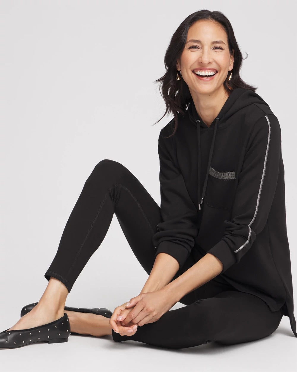 Chico's Zenergy® Soft Ankle Leggings BLACK