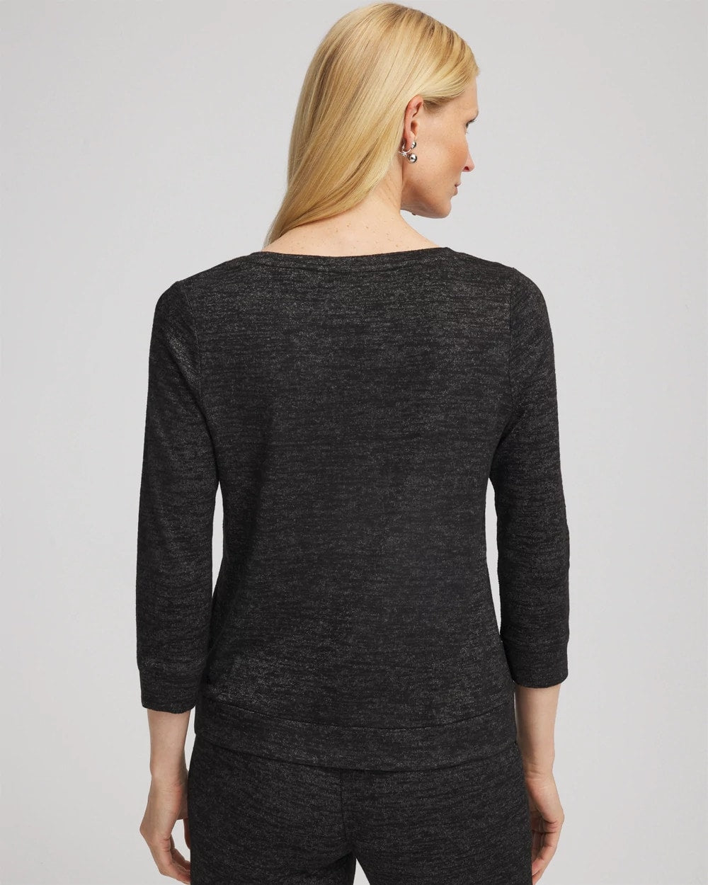 Chico's Zenergy® Twist-Front Top BLACK