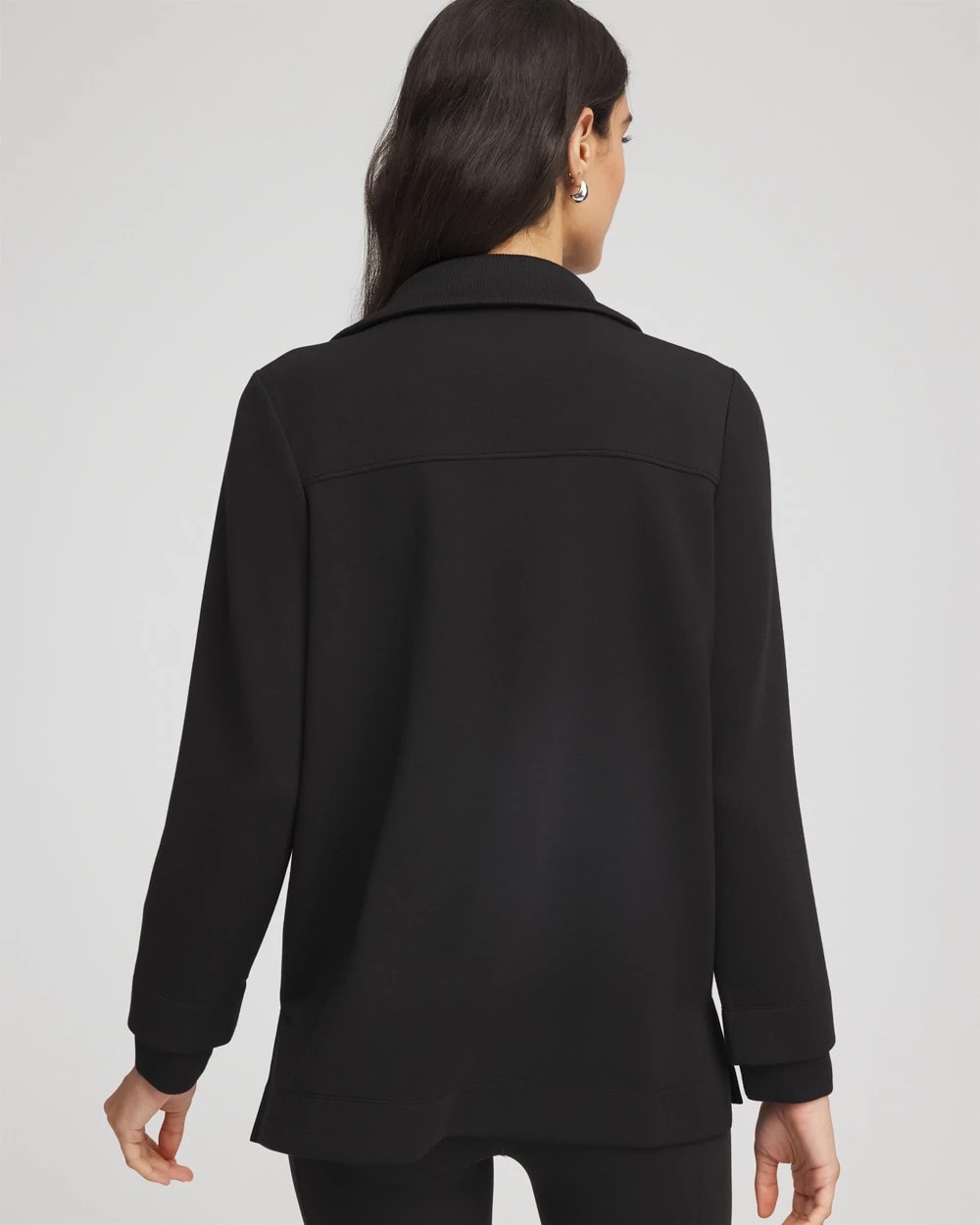Chico's Zenergy® Collared Tunic BLACK