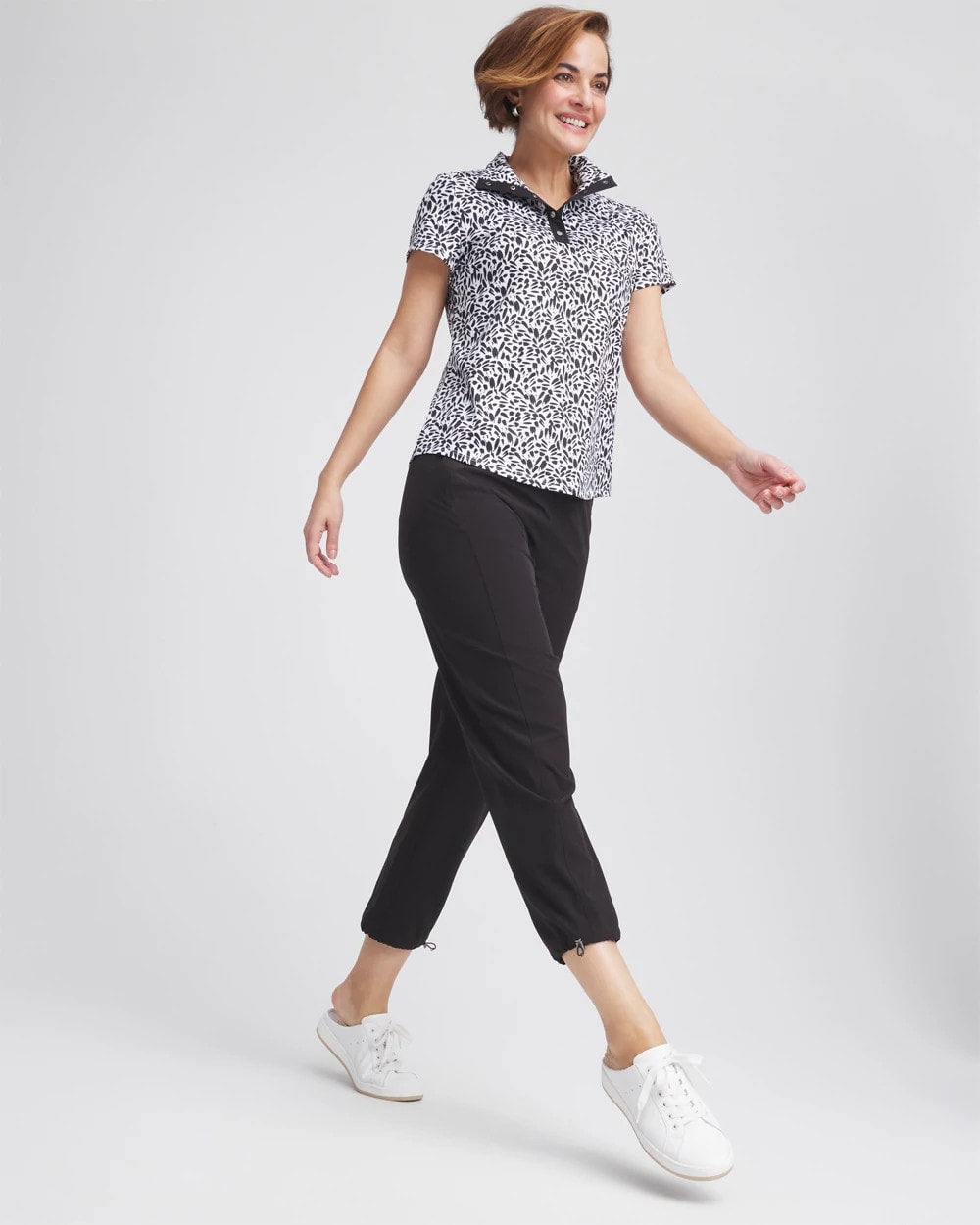 Chico's Zenergy® UPF Bungee Crop BLACK