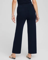 Chico's Travelers™ Sweater Knit Wide-Leg Pants TRAVELERS INDIA INK