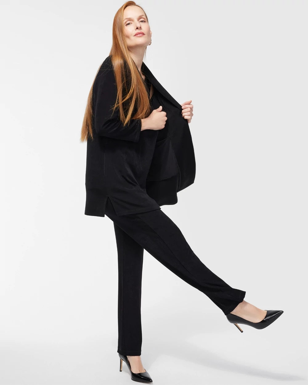 Chico's Travelers™ Classic No Tummy Pants BLACK