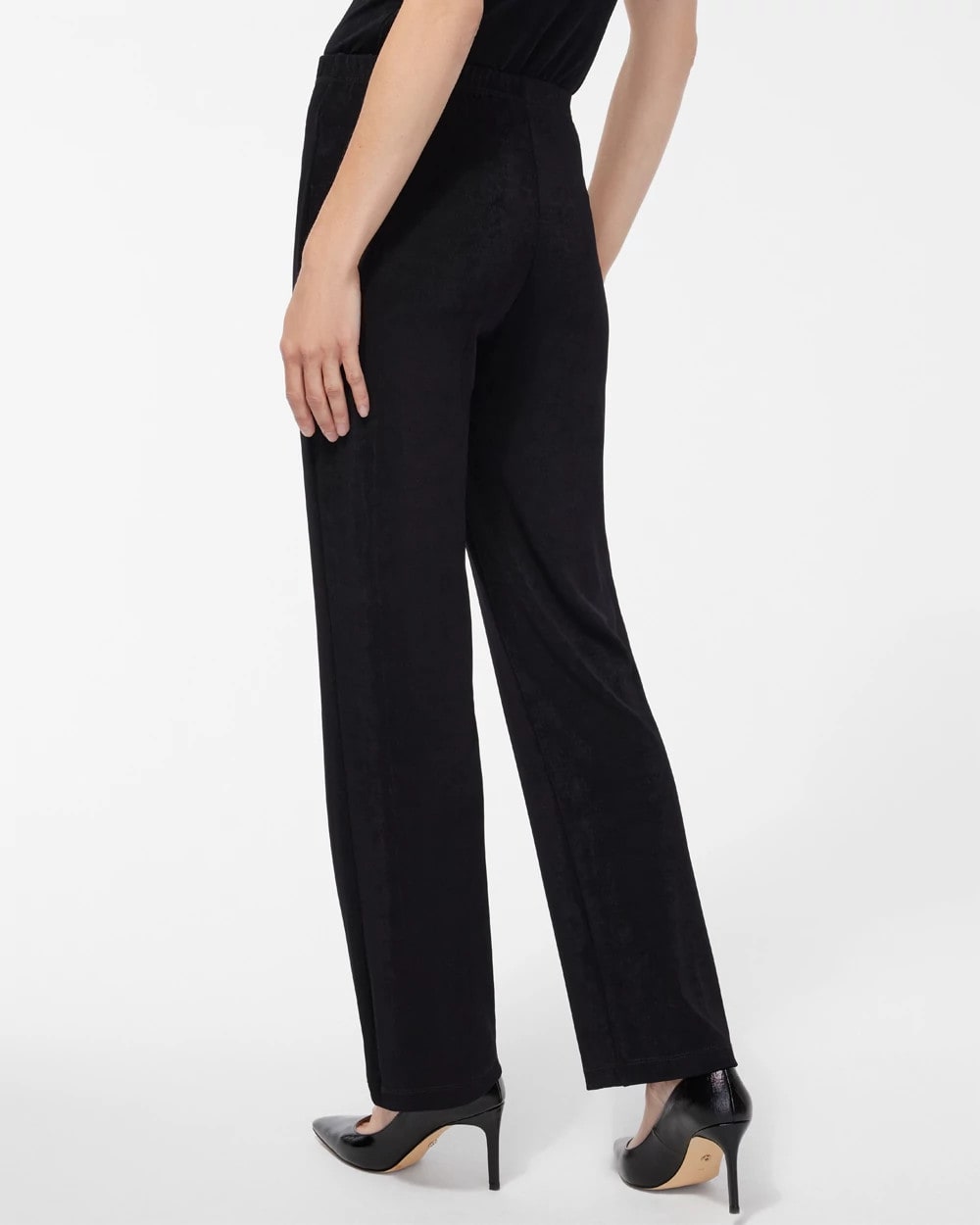 Chico's Travelers™ Classic No Tummy Pants BLACK