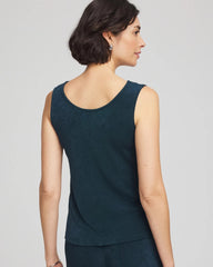 Chico's Travelers™ Convertible Tank TEAL SHADOW