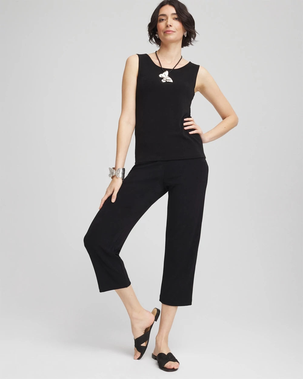 Chico's Travelers™ Convertible Tank TRAVELERS BLACK