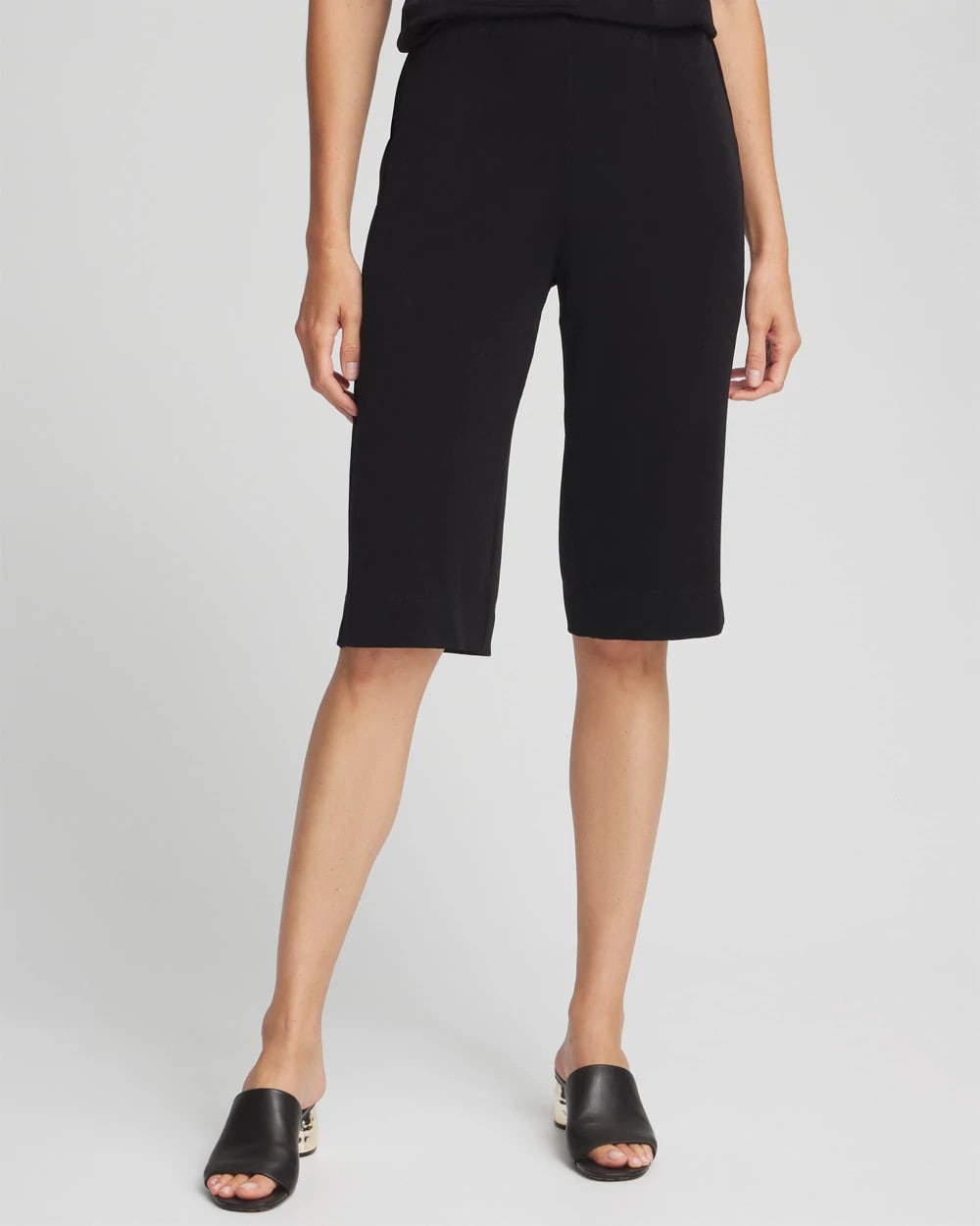 Chico's Travelers™ No Tummy Shorts TRAVELERS BLACK