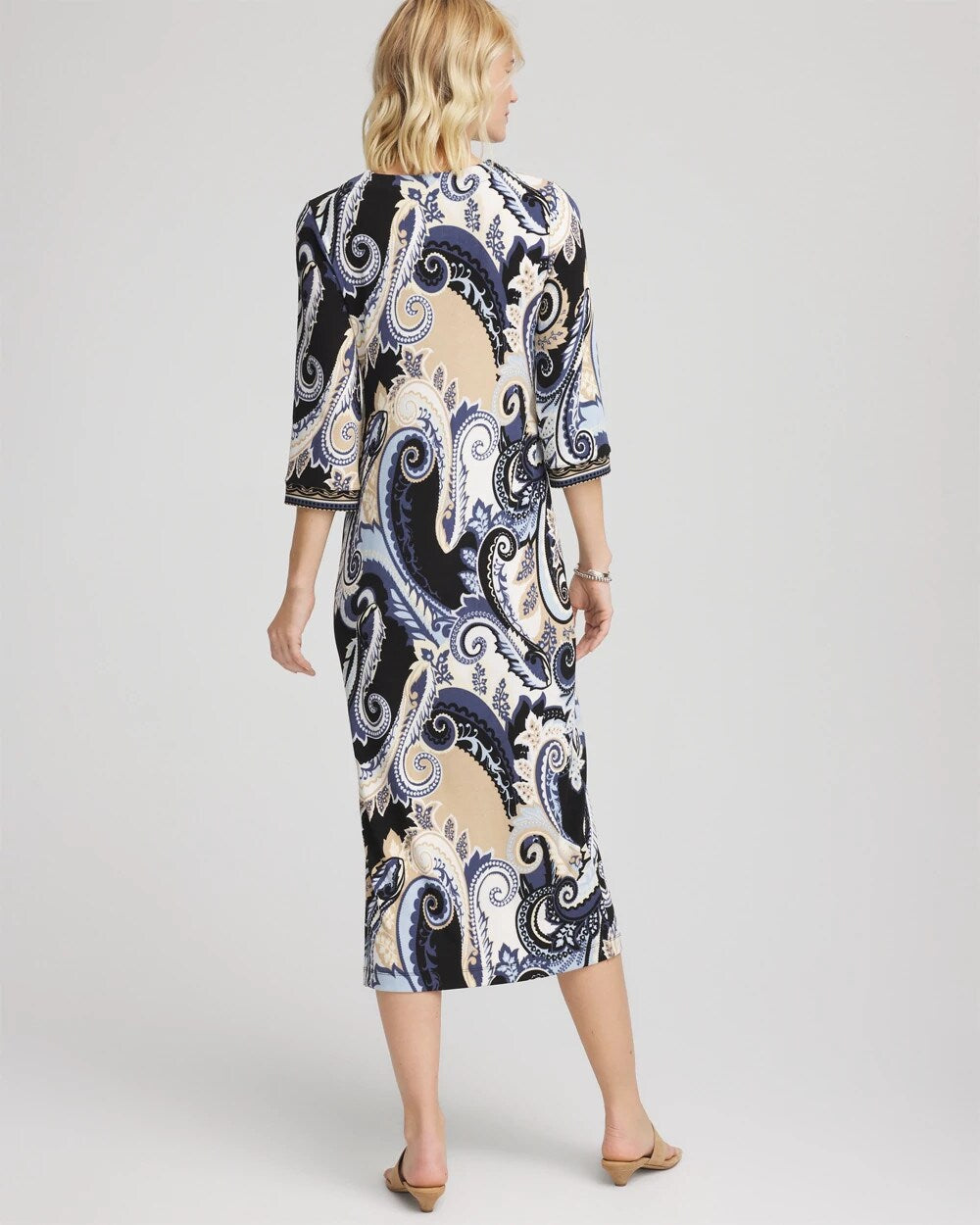 Chico's Travelers™ Paisley Maxi Dress CANYON BLUE
