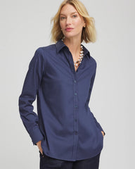 Chico's No Iron™ Stretch Shirt INDIGO SKY