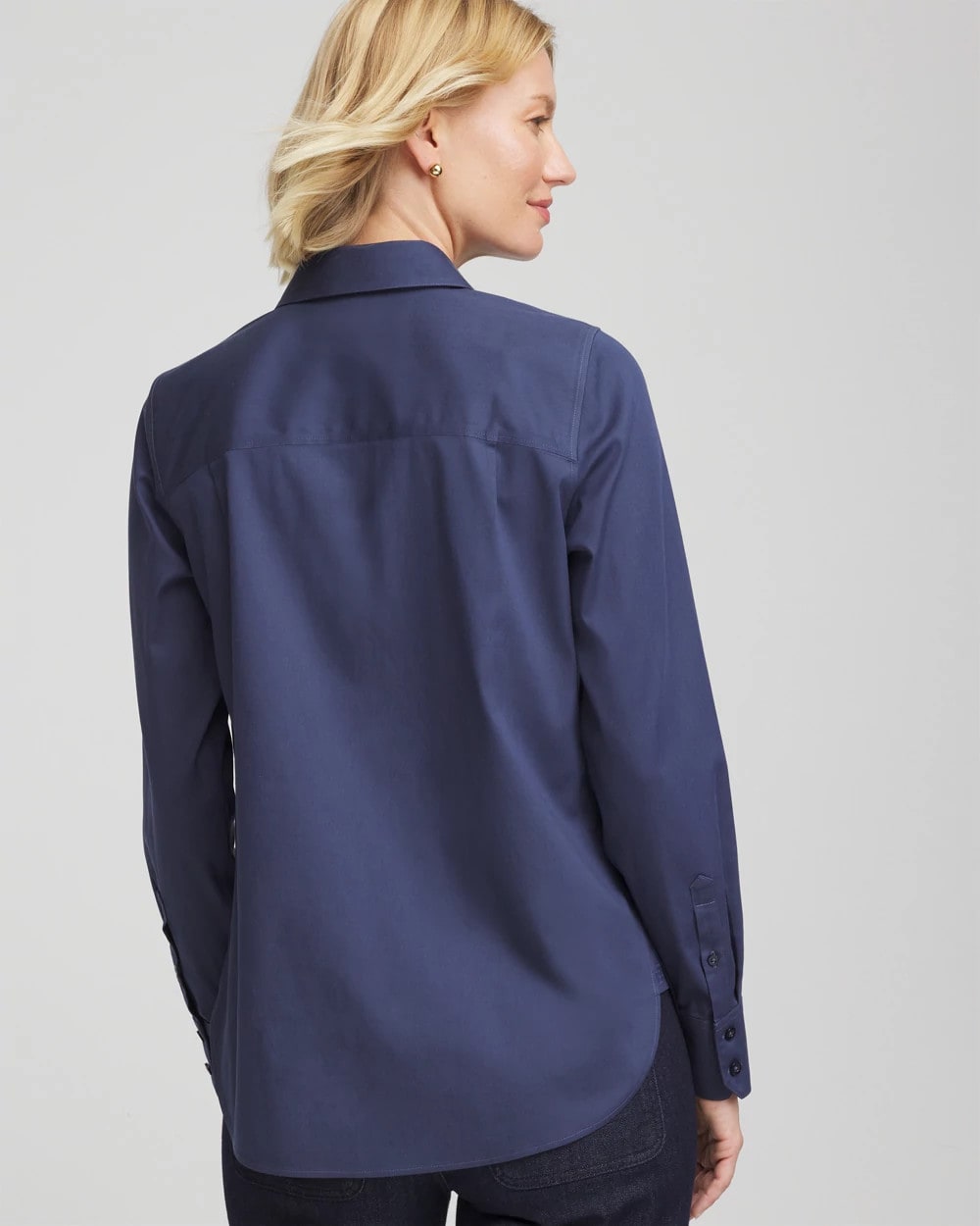 Chico's No Iron™ Stretch Shirt INDIGO SKY