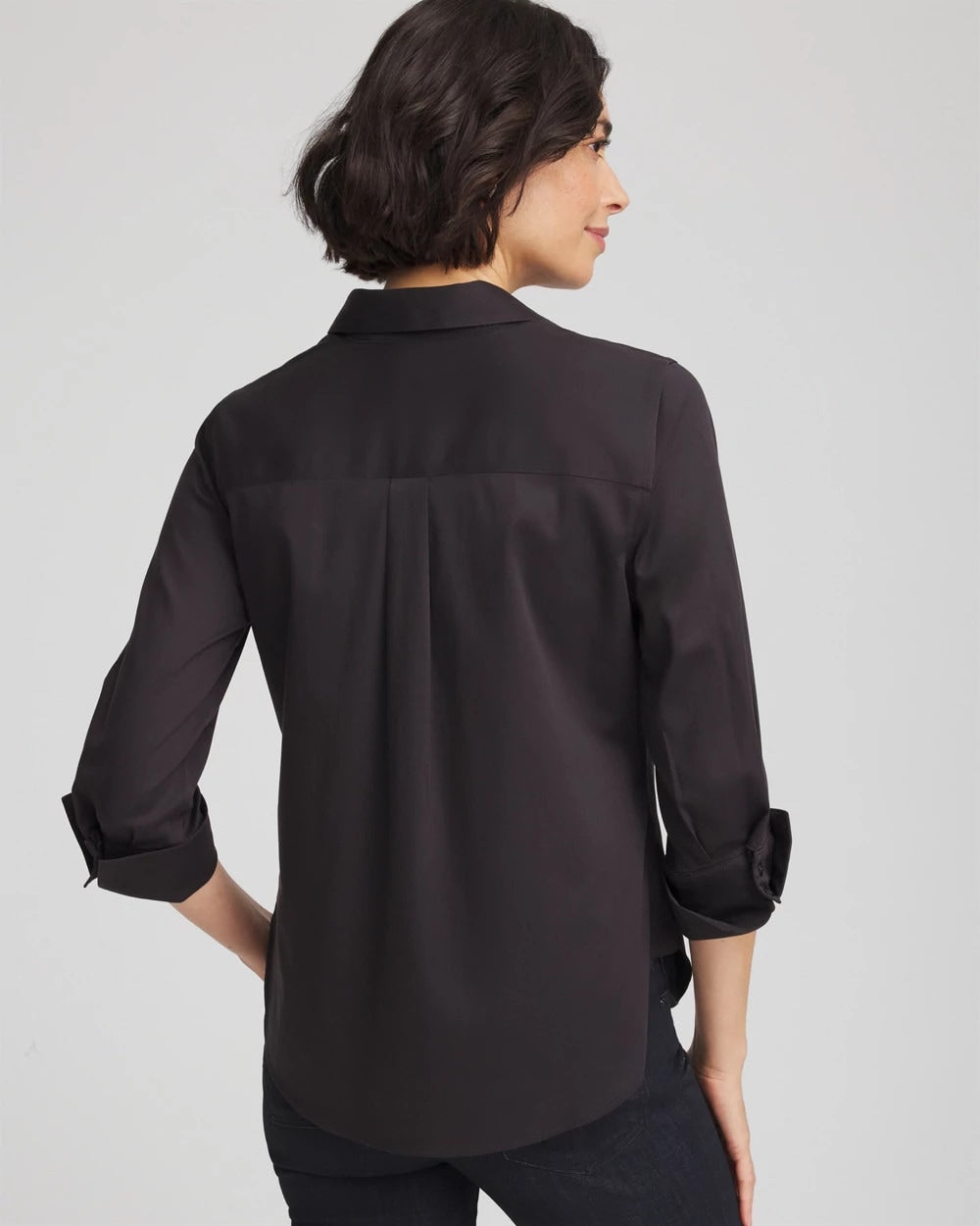 Chico's No Iron™ Stretch Shirt BLACK