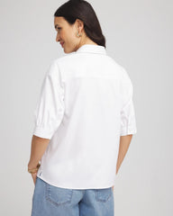Chico's No Iron™ Short-Sleeved Shirt OPTIC WHITE
