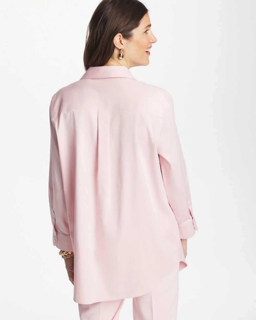 Chico's No Iron™ Stretch Splitneck Tunic SWEET BLOSSOM