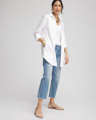Chico's No Iron™ Pocket Tunic OPTIC WHITE