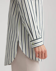 Chico's No Iron™ Striped Shirt SAGE MEADOW